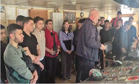Deniz Ulaştırma ve İşletme Programı Öğrencilerinden İDO Topçular İskelesi’ne Teknik Gezi