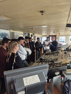 Deniz Ulaştırma ve İşletme Programı Öğrencilerinden İDO Topçular İskelesi’ne Teknik Gezi